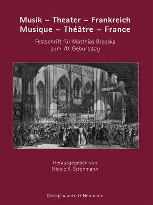 cover image of Musik – Theater – Frankreich. Musique – Théâtre – France